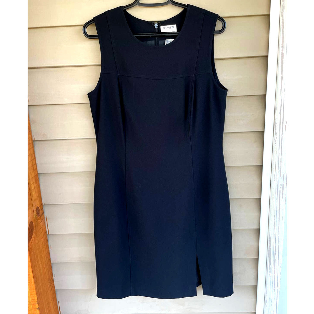 📩🎀2 for $20🛍️🎀📩PREVIEW Collection Women Midi Black Dress Size 12